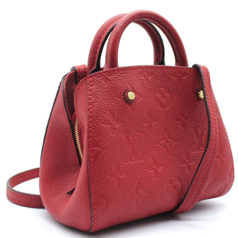 louis vuitton empreinte montaigne nano cerise